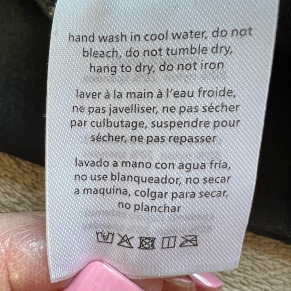 WeWoreWhat Leather Look Black Metallic High Rise Leggings Women's Size Large - Picture 12 of 14